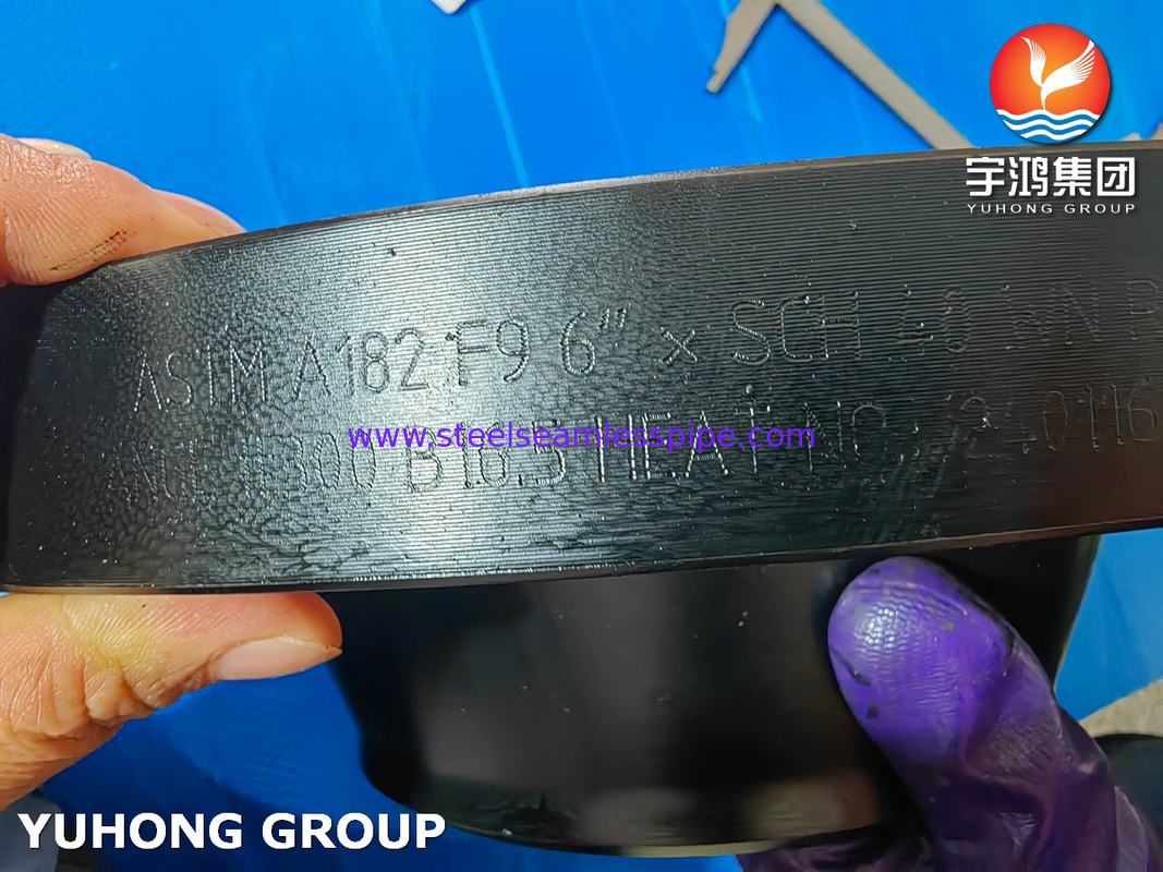 ASTM A182 F9 Alaşımlı Çelik Kalınlaştırılmış Flange Sorf Wnrf Flange, B16.5 B16.47