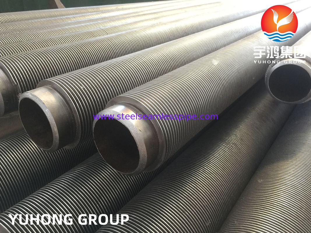 ASTM A312 TP316L Paslanmaz Çelik Fin Pipe HFW Tipi SS316l Fin For Economizer ile