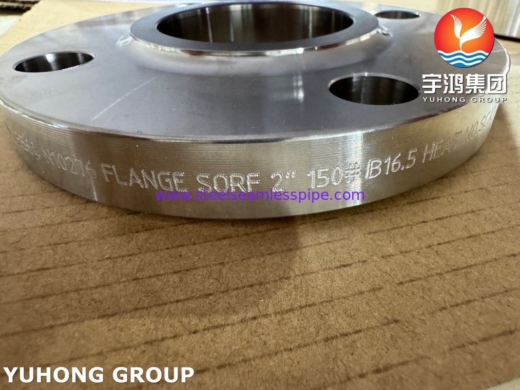 ASTM B564 UNS N10276 Nikel Alaşımı Kayma Flanş / Hastelloy C276 SORF Flanş