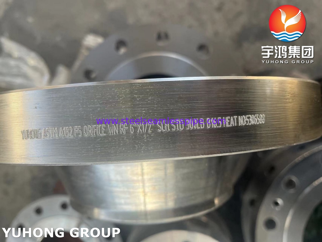 ASTM A182 F5 Alaşımlı Çelik Flanş ASME B16.5 Kalıp Açıklıklı Kaynak Boynuz Flanş