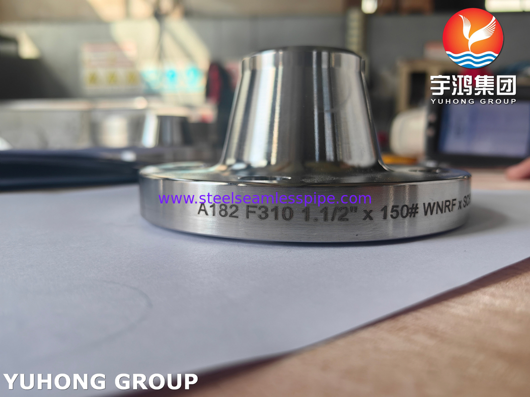 ASTM A182 F310 Paslanmaz Çelik WNRF Flange ASME B16.5 Kalıp Çelik Flange
