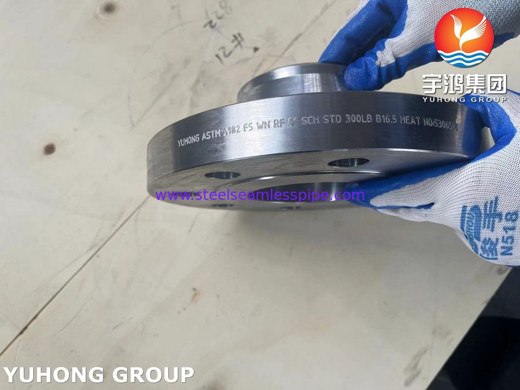 ASTM A182 F5 Alaşımlı Çelik Flanş Kalıplı Kaynak Boynu Yükseltilmiş Yüz B16.5