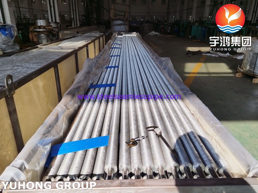 ASTM A213 T5 Kondensör Buharatçıları İçin G Tipi Fin tüpü