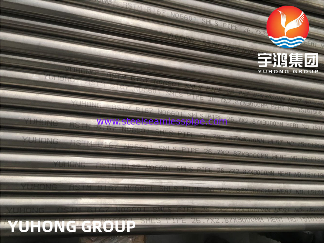 ASTM B167 Inconel 690 N06690 Buhar Jeneratörü Isı Transferi için Dikişsiz Boru