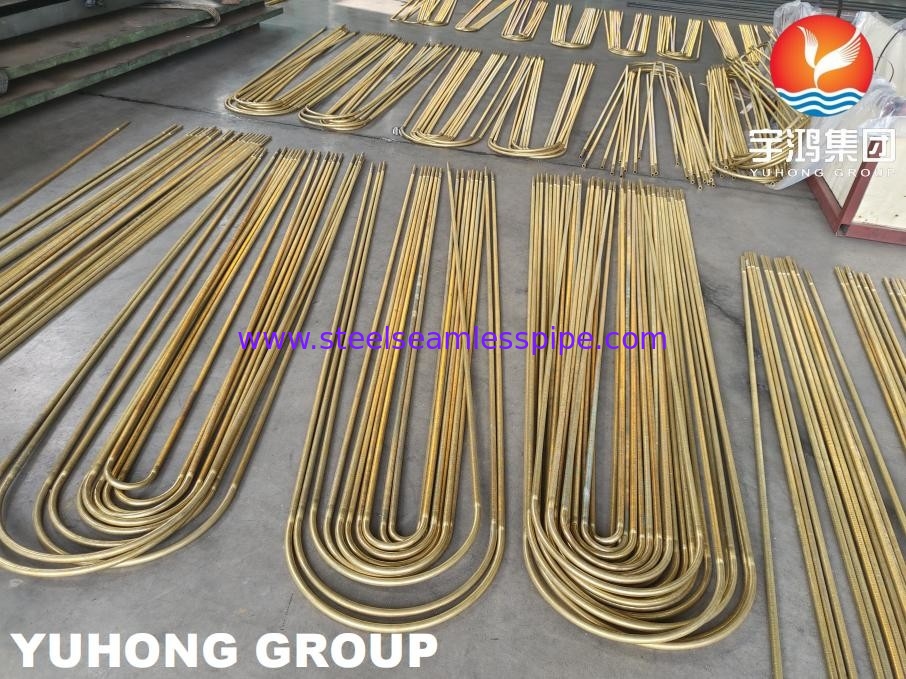B359 C44300 C44500 Bakır Alaşımı Düşük Fin Tüp U Bend Isı Değiştiricileri için ASTM B154-16