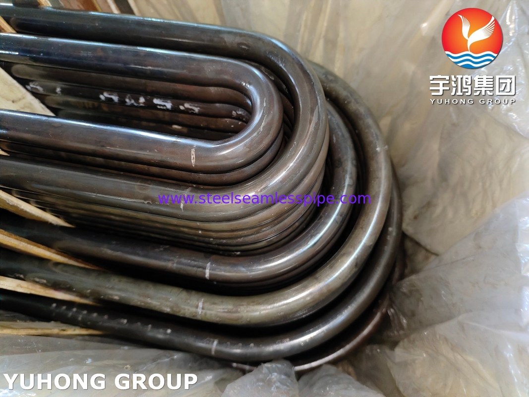 ASTM A213 / ASME SA213 T9 U Bend Tüp Alaşımlı Çelik Sakinsiz Isı Eşanjörü Tüpü