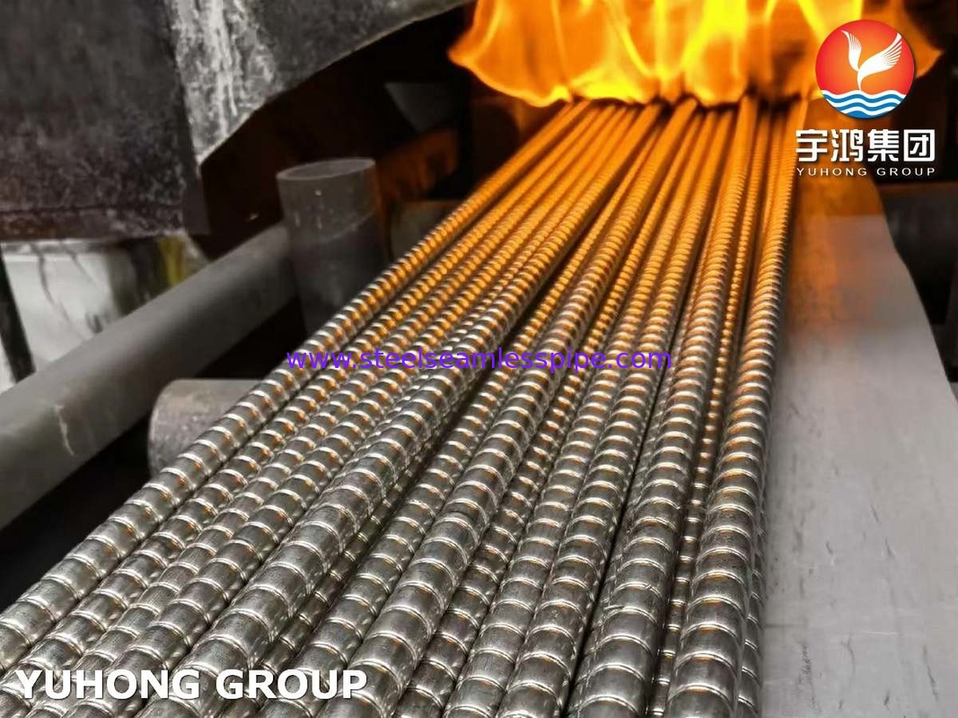 ASME SA312 / ASTM A312 TP310S Sıcaklık Değiştiricisi için Gürültülü Fin Tüp
