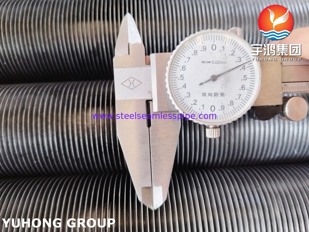 ASTM A213 T5 Alaşımlı Çelik Sakinsiz Tüp AL1060 Fin Strip Fin Tüp Hava Soğutucu için