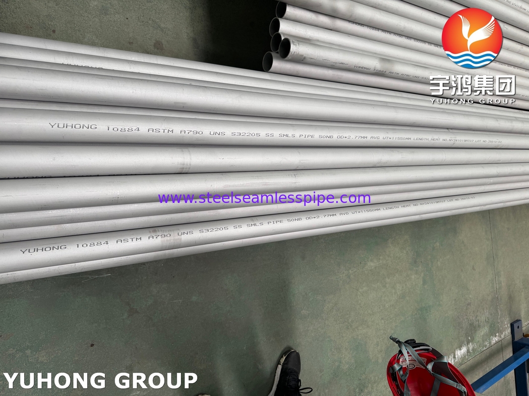 ASTM A790 / ASME SA790 S32205 Petrol Gaz Endüstriyel için Dupleks Çelik Dikişsiz Boru