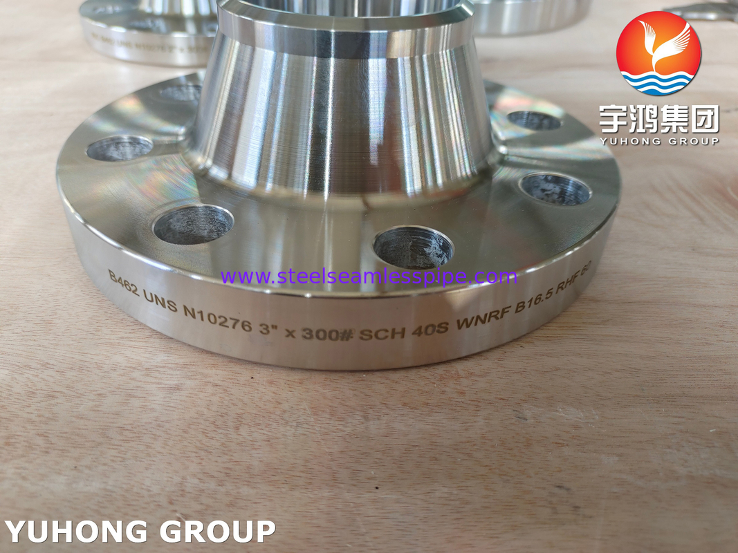 ASTM B564 N10276 Yüksek sıcaklık uygulamaları için Nikel Alaşımlı Çelik Kalıp Flanş B16.5