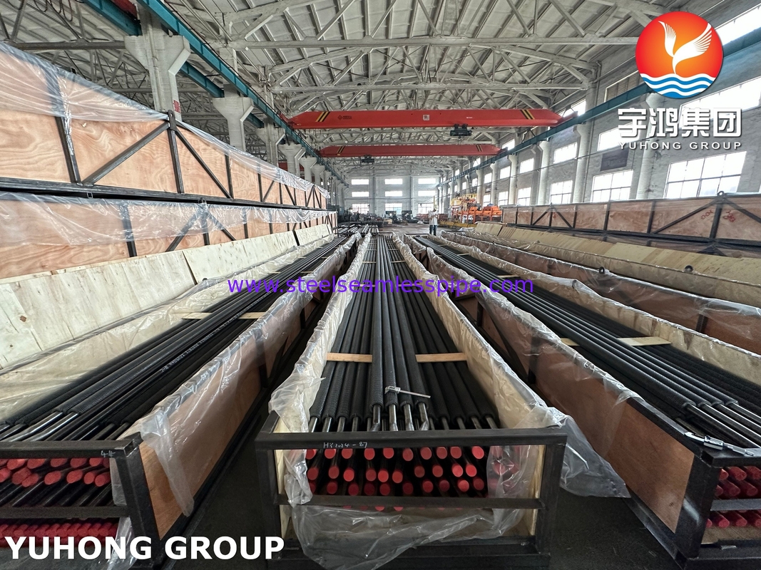 ASTM A213 T11 Alaşımlı çelik dikişsiz tüp HFW Petrol ve rafineriler için tırnaklı kanatlı tüp