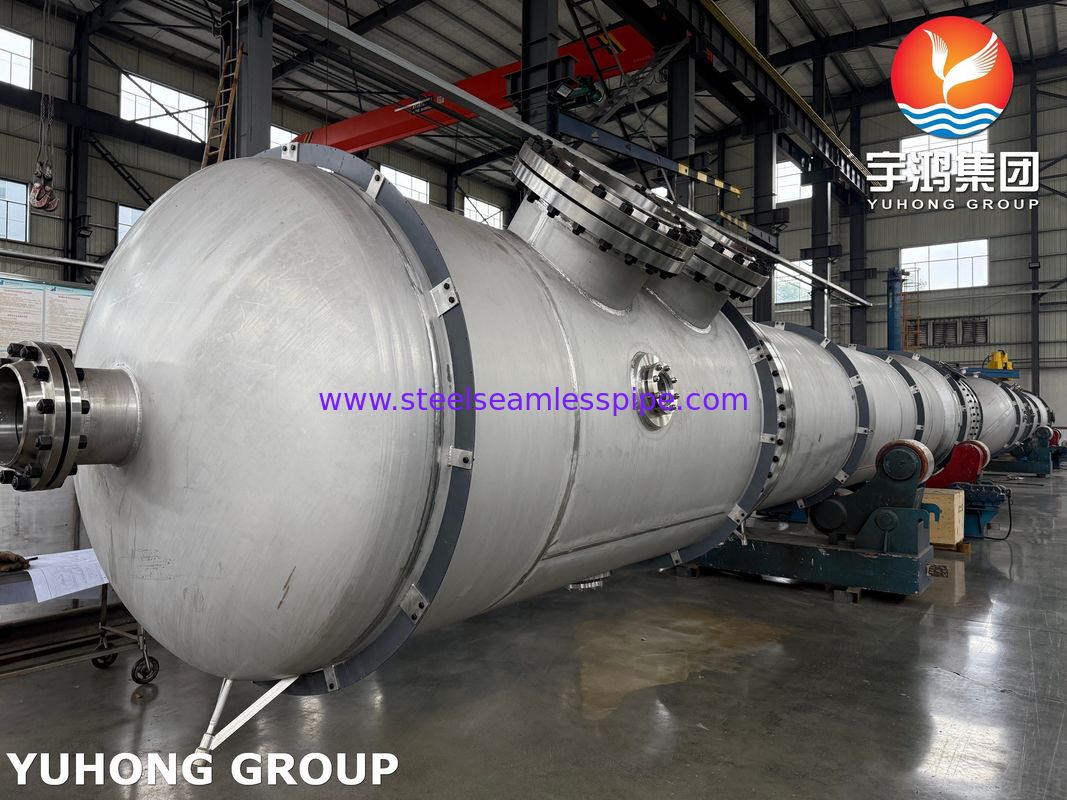 Düşük Sıcaklık Ayırıcı Basınçlı Kap ASME Standartları Karbon Çeliği / Paslanmaz Çelik Kaplama Malzemesi