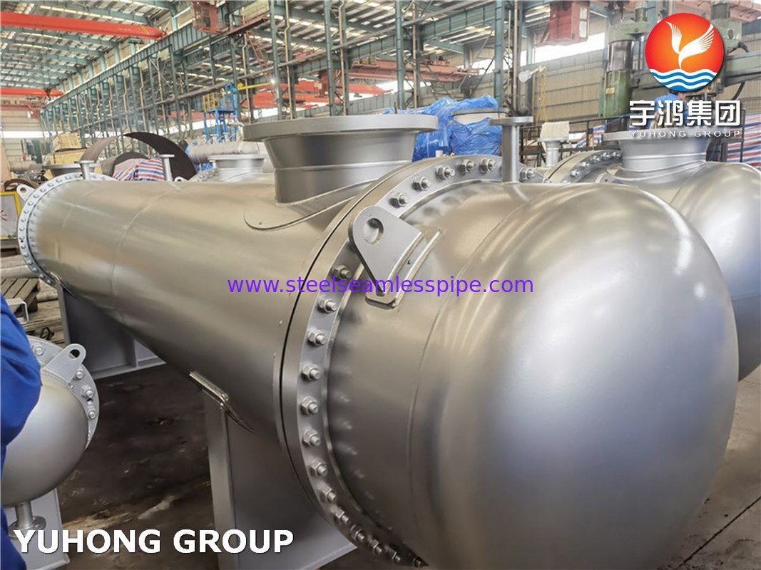 API 660 Kabuk ve tüp ısı değiştiricisi TEMA Standart ASME U Ştamp ASME VIII
