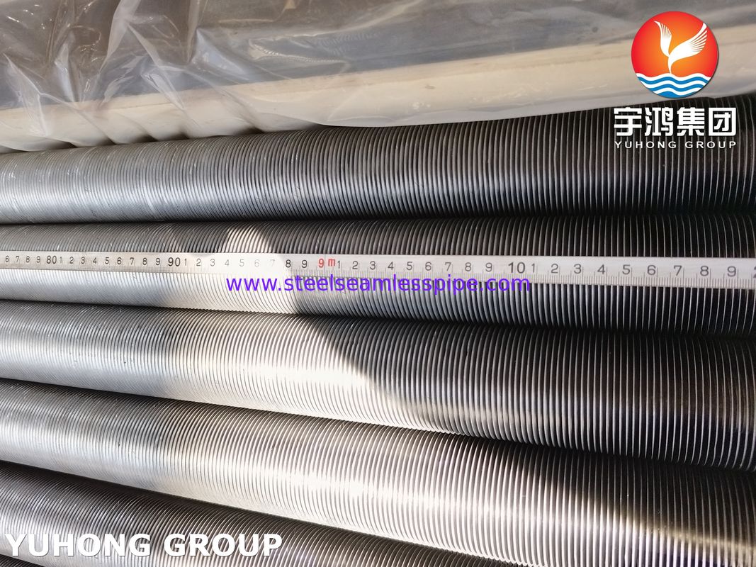 ASTM A213 T5 Furance Isı Değiştiricisi için Karbon Çelik Fin ile G Tipi Fin tüpü