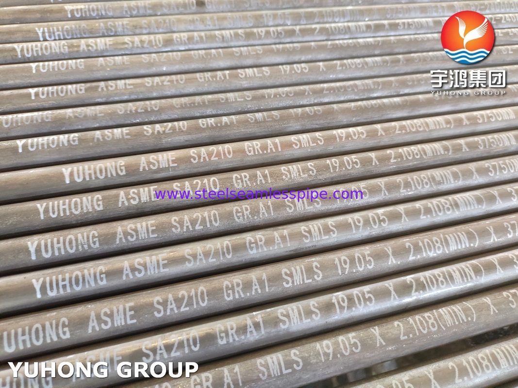 ASTM A210 Gr. A1 Dikişsiz Orta Karbonlu Çelik Kazan Borusu (Minimum Duvar)