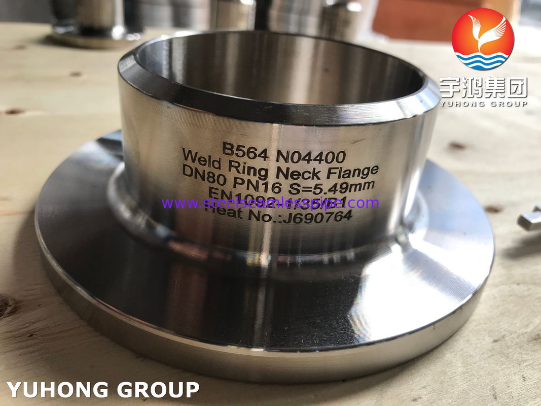 N04400 WNRF Flanşları ASTM B564 Uyumlu Yüksek Performanslı Korozyona Dayanıklı Flanşlar