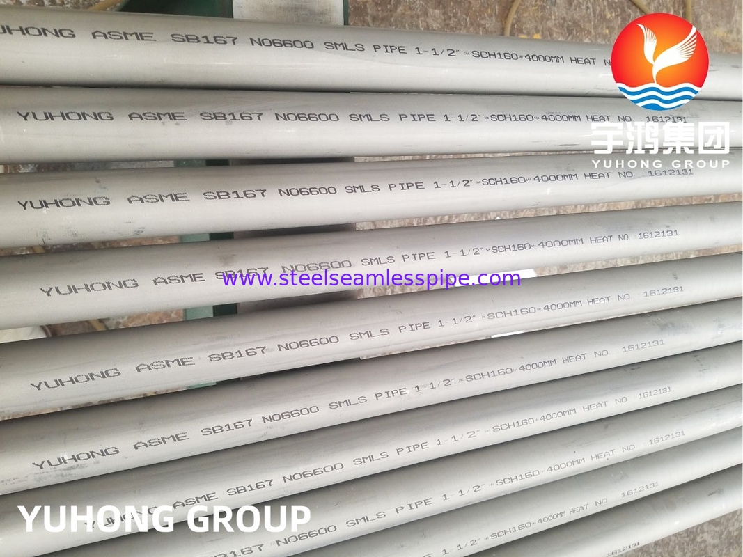ASME SB167 Alaşım 600 / N06600, Nikel-Krom-Demir Alaşımlı Boru, Kimyasal İşleme Havacılıkta Kullanılır