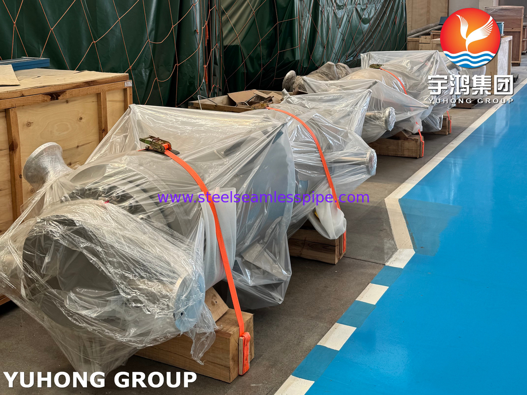 ASME VIII-1 U-Tube Isı Değiştiricisi, Klor-Alkali İşlemleri için UNS N06600 ile kaplanmıştır NACE MR0175