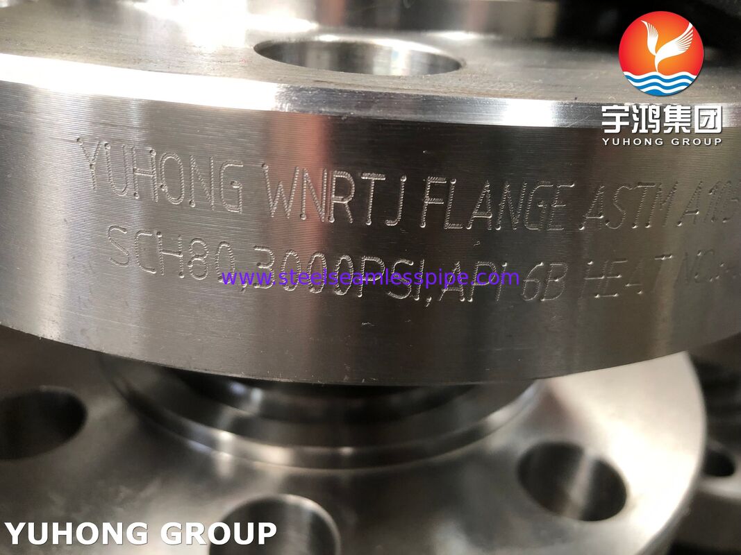 ASTM A105 Weldneck Ring Type Joint Face Carbon Steel Flange (ASTM A105) İplenmiş boyunlu halka tipi birleştirilmiş yüzlü karbon çelik flange