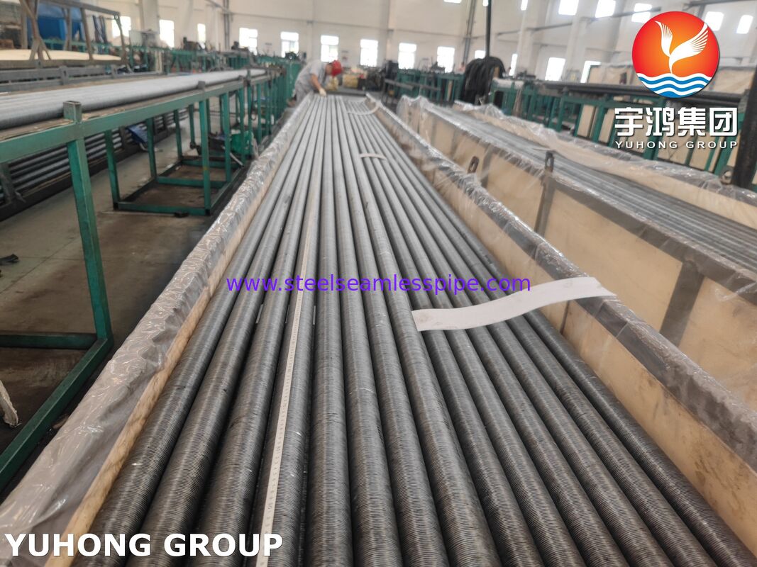 ASME SA209 Karbon Çelik İçeriye Eklenmiş Fin Tube with AL1060 Fins for Heat Exchangers