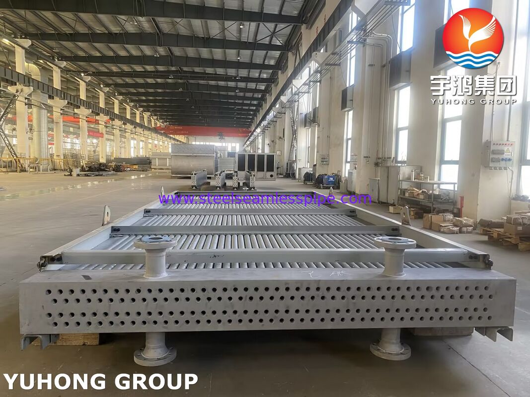 Monel 400 Hava Soğutucu Boru Demeti, Ekstrüde Alüminyum Kanatlı ve ASME SB163 Dikişsiz Borular