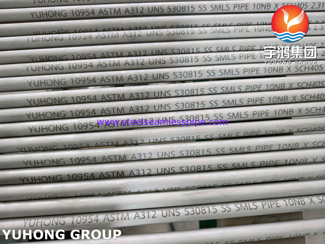 ASTM A312 UNS S30815 Yüksek Sıcaklığa ve Oksidasyona Dirençli Dikişsiz Çelik Boru Isı Değiştiricisi ve Fırın Uygulamaları