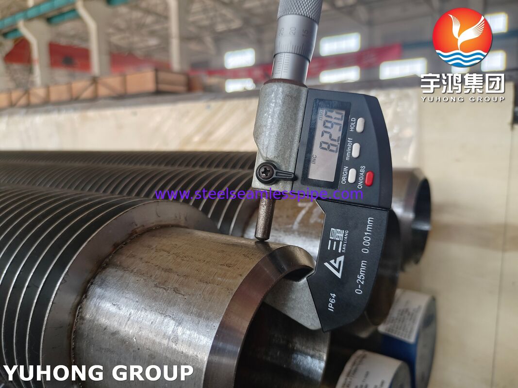 Yüksek Frekans Kaynaklı Kanatlı Boru - ASTM A335 P22 Taban / Kazanlar ve Isıtıcılar için 11-13Cr Kanatlar