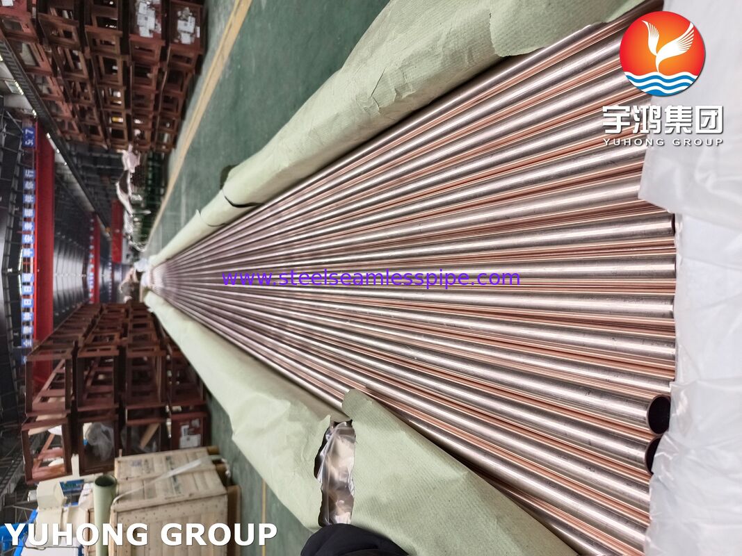 ASTM B111 C70600 Dikişsiz Kondenser Borusu - Deniz Isı Eşanjörleri ve Kondenserleri için 90-10 Bakır-Nikel Alaşımı
