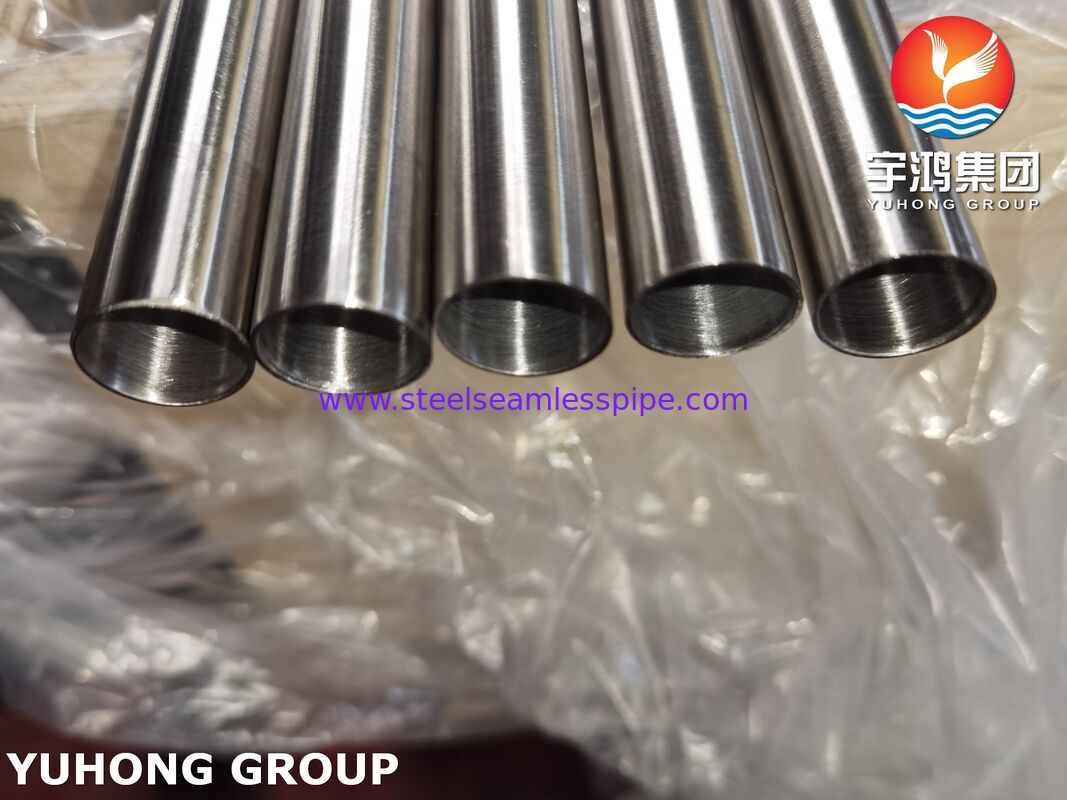 ASTM A249 / ASME SA249 TP316 Düşük basınçlı ısı değiştiricisi ve genel sıvı taşıma sistemleri için kaynaklı boru