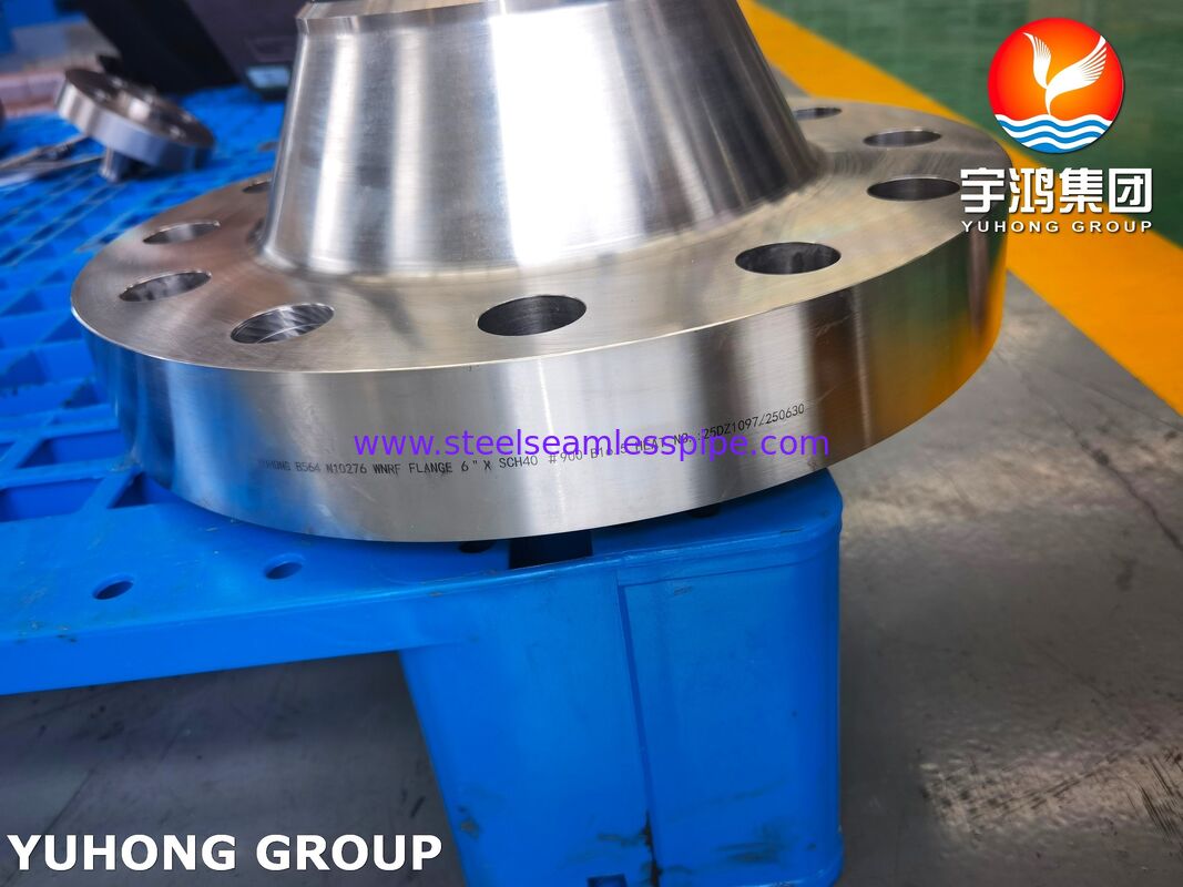 ASTM B564 UNS N10276 / Hastelloy C276 Kaynak Boyun Flanşı, Yükseltilmiş Yüzey (RF) Sınıf 150/300/600, Deniz Suyu Arıtma İçin
