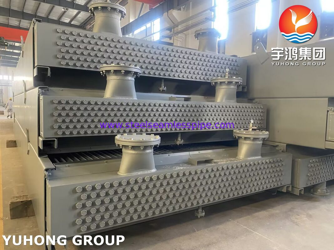 ASME VIII-1, API 661 Yağ Rafinerisi ve Enerji Endüstrisi için Hava Soğutmalı Isı Değiştirici