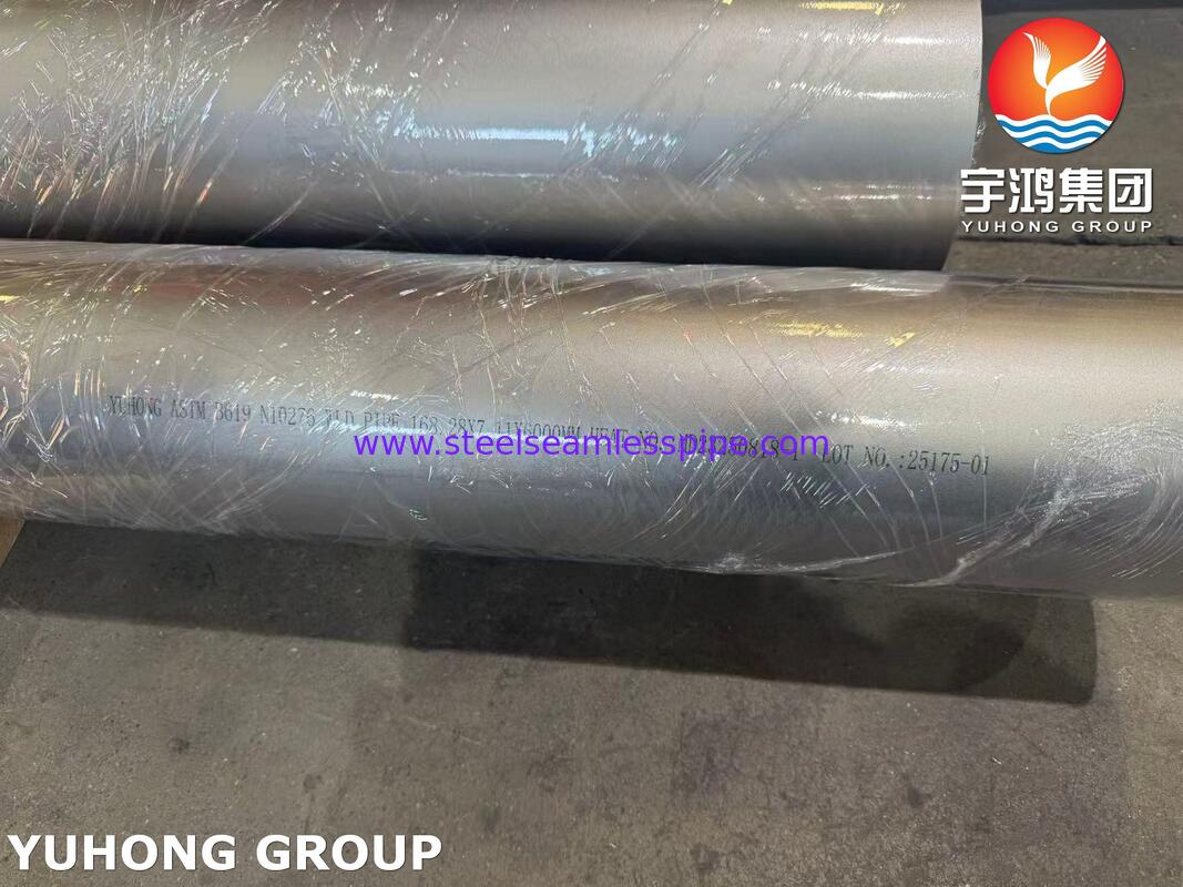 ASTM B619 UNS N10276 Hastelloy C276 Petrokimya Endüstrisi için Nikel Alaşımlı Kaynaklı Boru