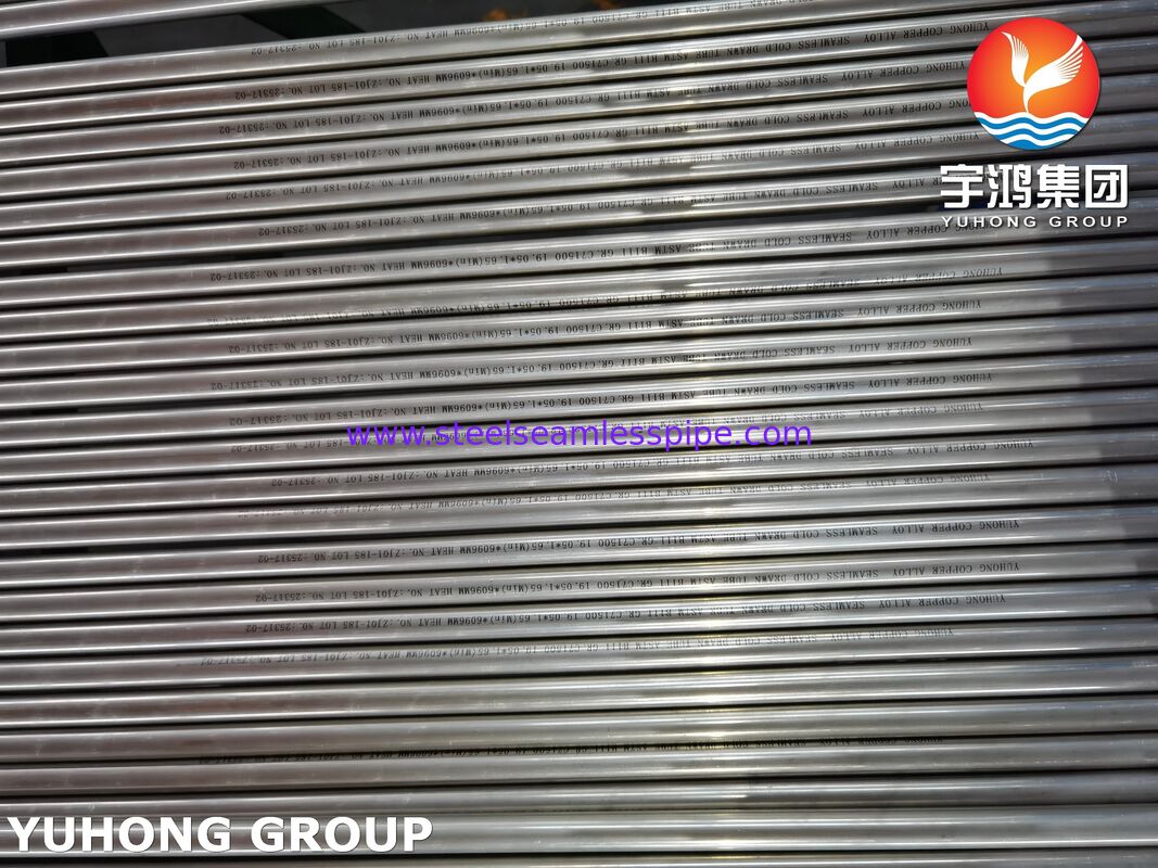 ASTM B111 ASME SB 111 SB 466 C71500 Bakır Nikel Tüpler / 70/30 Bakır Nikel Dikişsiz Tüpler Tüpler
