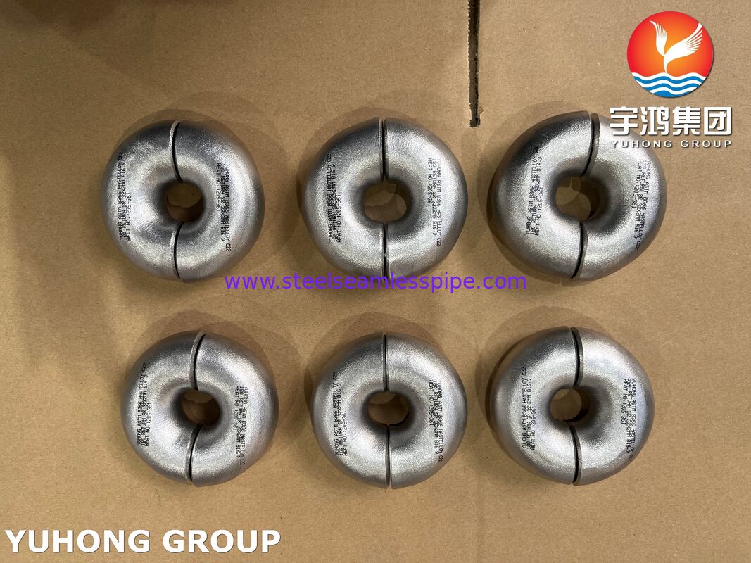 ASTM B366 HASTELLOY C22 UNS N06022 Düşük C-Ni-Mo-Cr Alaşımı 180° SR Dirseği Dönüş Eğimi