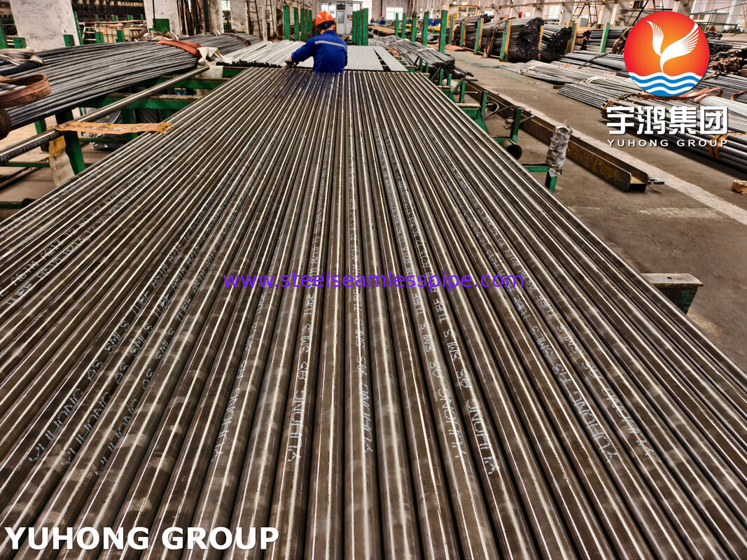 ASME SA213 T2 Boiler Superheater Plant için Dikişsiz Alaşımlı Tüp 0.5Cr-0.5Mo Chrome Moly