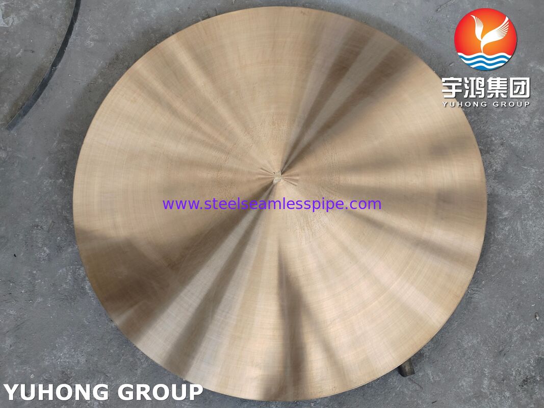 ASME SB171 UNS C46400 Donanma Brass Plate Forged Blank Circle Bakır Alaşım Forging Disc