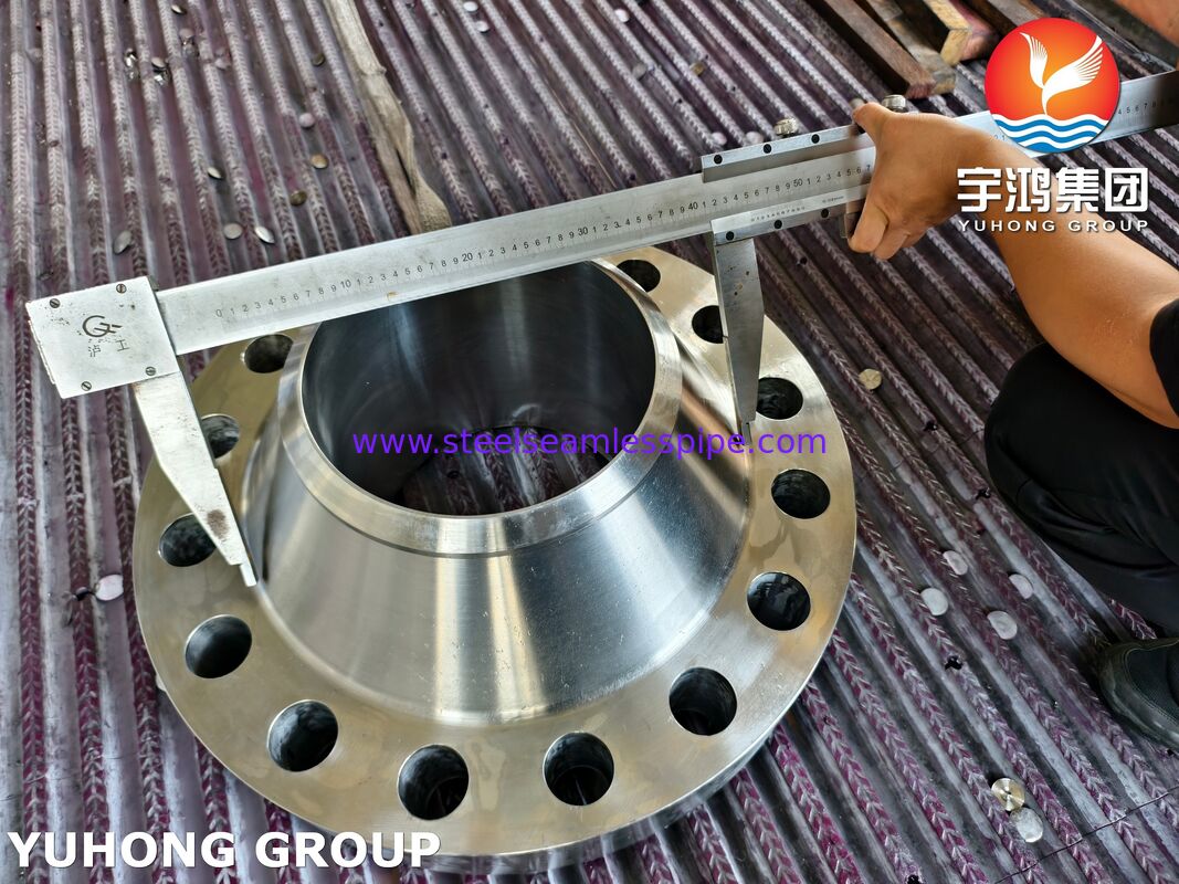 ASTM A182 F347 Kaynak Boyun Flanşı / EN 1.4550 Paslanmaz Çelik Flanş WNRTJ Flanş
