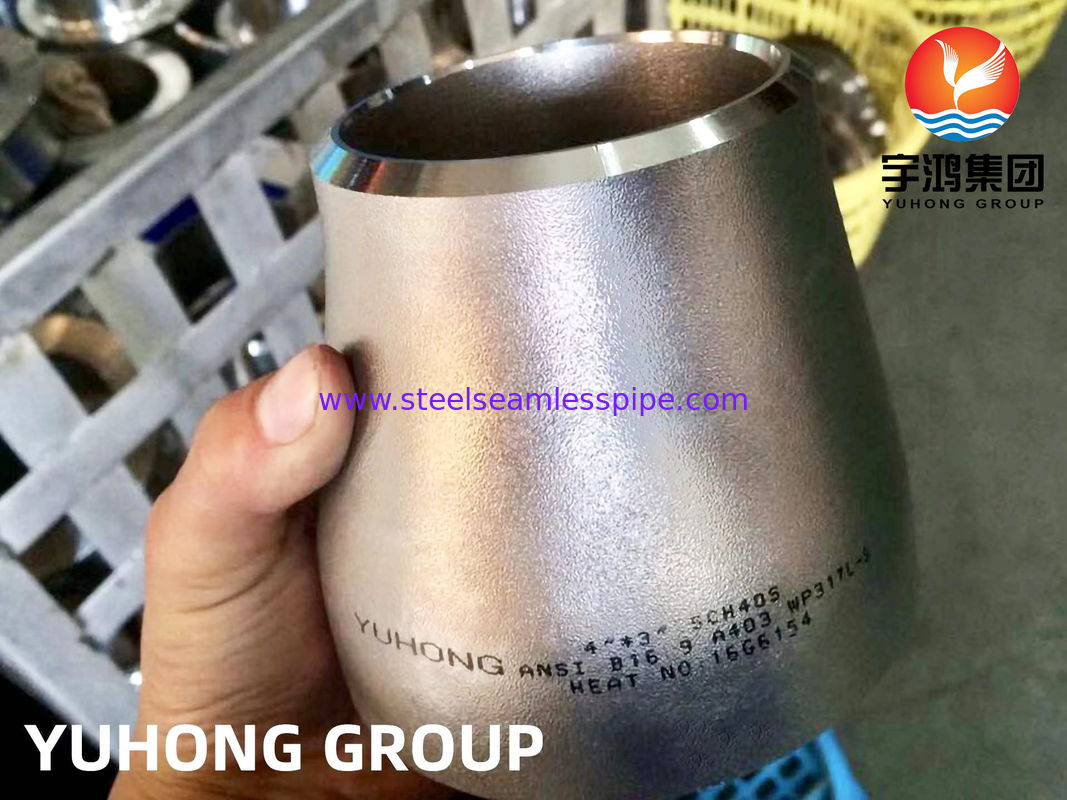 ASTM A403 WP317L Paslanmaz Çelik Konsantrik Redüktör