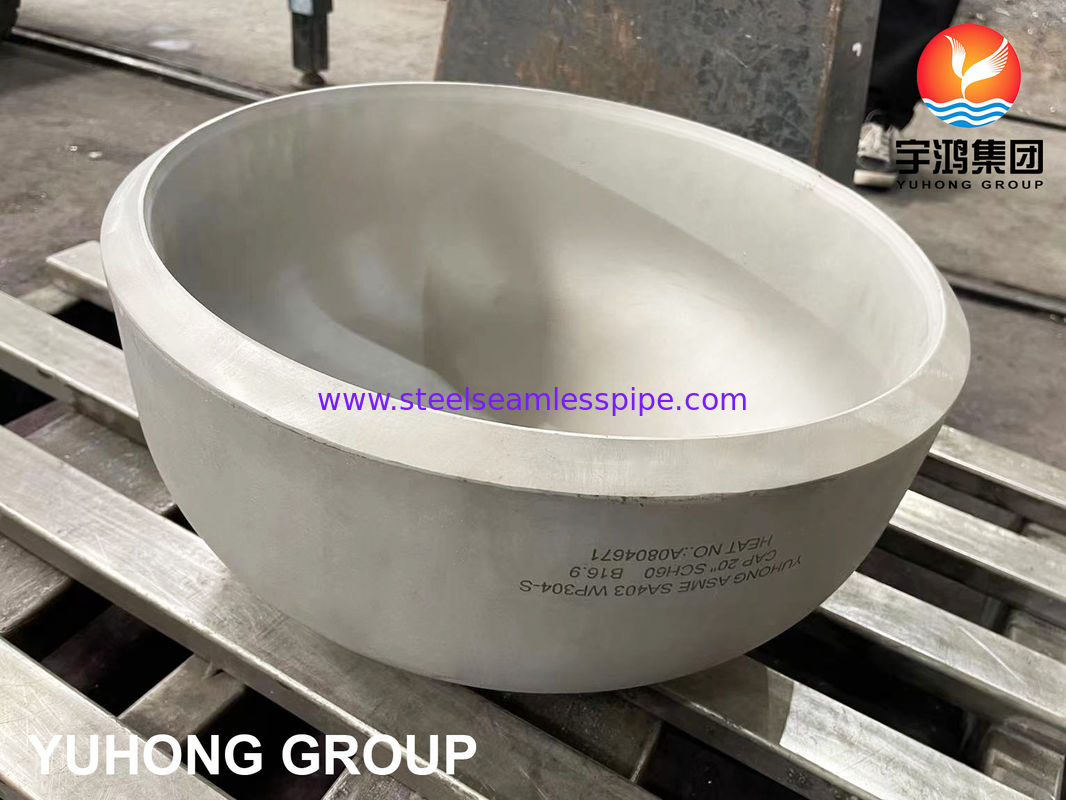 ASME SA403 WP304-S PASLANMAZ ÇELİK KAPAK ALIN KAYNAKLI RAKOR B16.9