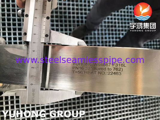 Su arıtma tesisleri için ASTM A 182 GR F316L Paslanmaz Çelik Flanges kaydırma