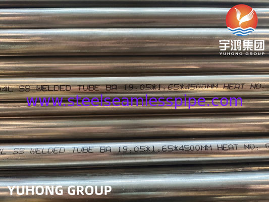 ASTM A249 / ASME SA249 TP304 TP304L TP316L Paslanmaz Çelik Kaynaklı Boru