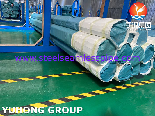 Sıcaklık Değiştiricisi tüpü Turşulanmış Pürüzlü Malzeme ASME SA213 TP321 25 * 2 * 9000MM, MINIMAL DEVRE LCHIKNESS