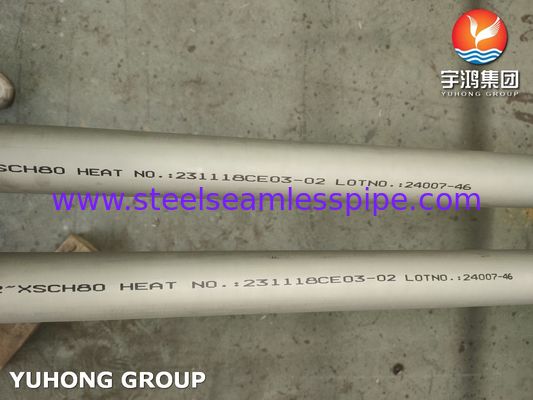 Çifte paslanmaz çelik boru,SA789, SA790, SA928, DIN17456/17458, EN10216-5 UNS S31803, S32205, S32101, S32304, S32750