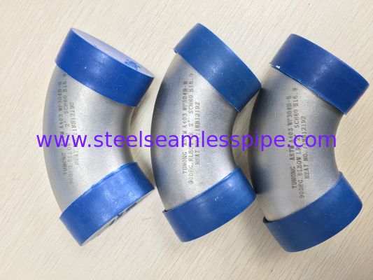 1/8 "NB - 98" NB Alın Kaynaklı Armatürler Dikişsiz / ERW Tipi Dirsek Tee ABS BV Sertifikası