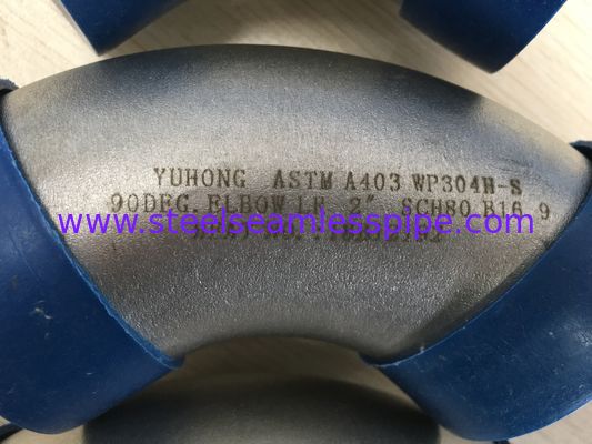 1/8 "NB - 98" NB Alın Kaynaklı Armatürler Dikişsiz / ERW Tipi Dirsek Tee ABS BV Sertifikası