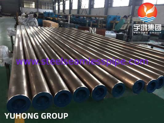 TP2 H62 H65 H68 H70 Bakır Alaşımlı Boru ASTM 135 ASTM B43 GB1527 GB / T 26290