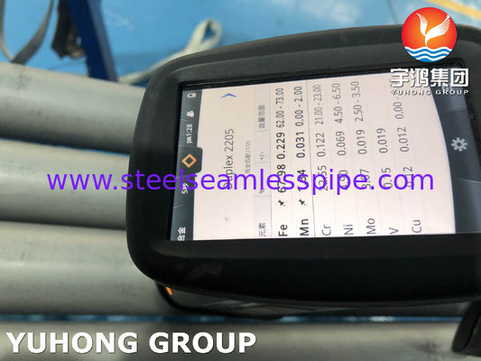 ASTM A789 UNS S32250 Su Arıtma için Dupleks Paslanmaz Çelik Dikişsiz Tüp