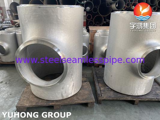 Dikişsiz Boru Makarası Paslanmaz Çelik Bağlantı Parçaları 90° 45° SR LR Dirsek TEE