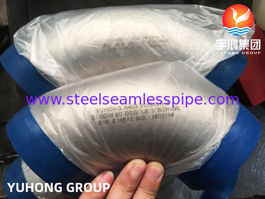 ASTM A403 WP347H-S 90° Uzun Yarımsayılı Dirseği Butt Saldırma, Yüksek Sıcaklıklı Süreç Boruları için