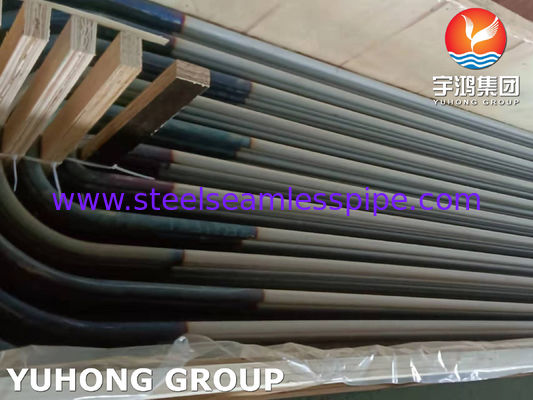 ASTM A213 TP317L Paslanmaz Çelik U Bükümlü Boru Isı Eşanjörü Borusu %100 ET